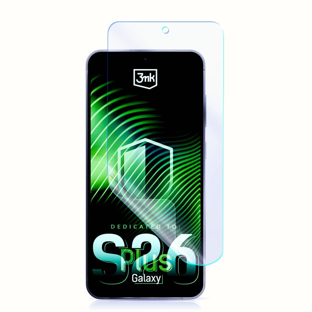 3mk Samsung Galaxy S26 Plus Hybrid Skjermbeskytter - Gjennomsiktig