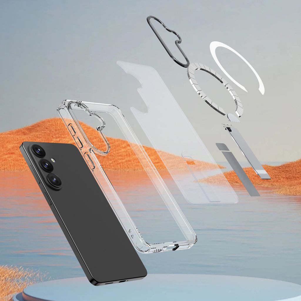 Hybrid Armor X MagSafe Cover til Samsung Galaxy A57 - Gennemsigtig