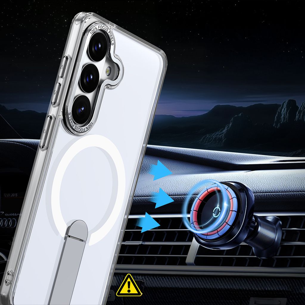 Hybrid Armor X MagSafe Cover til Samsung Galaxy A57 - Gennemsigtig