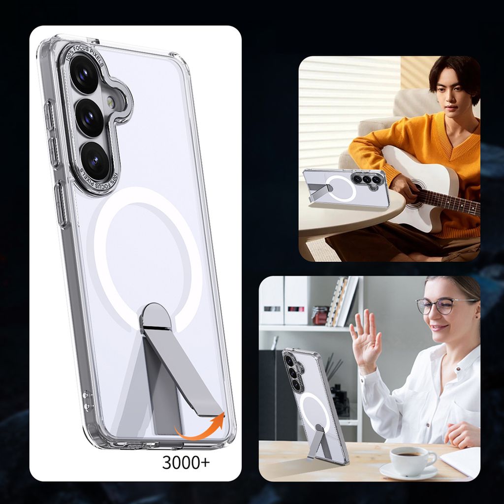 Hybrid Armor X MagSafe Cover til Samsung Galaxy A57 - Gennemsigtig