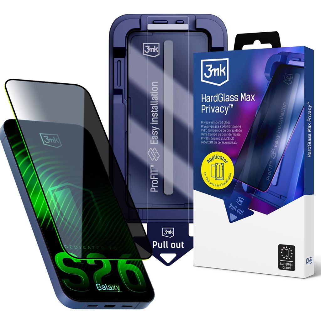 3mk HardGlass Max Privacy Skärmskydd till Samsung Galaxy S26