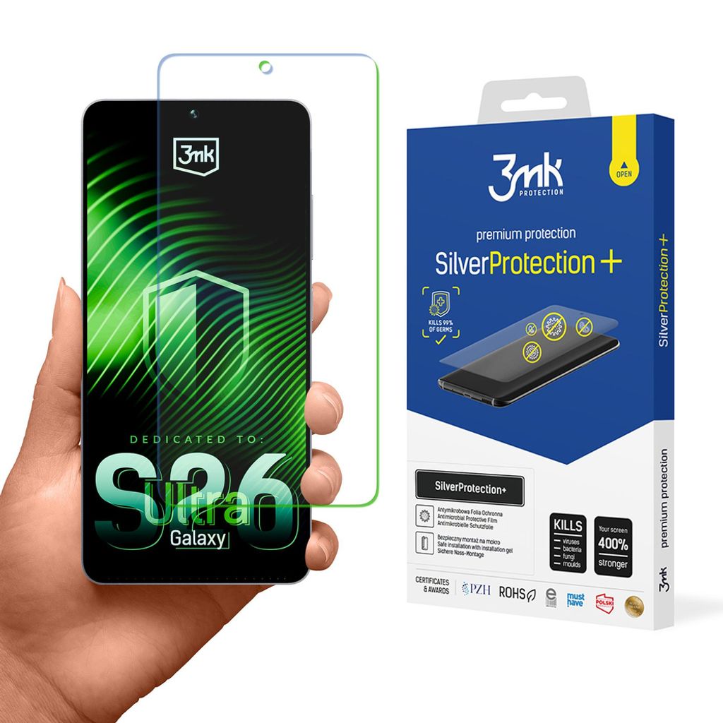 3mk SilverProtection+ Skärmskydd till Samsung Galaxy S26 Ultra