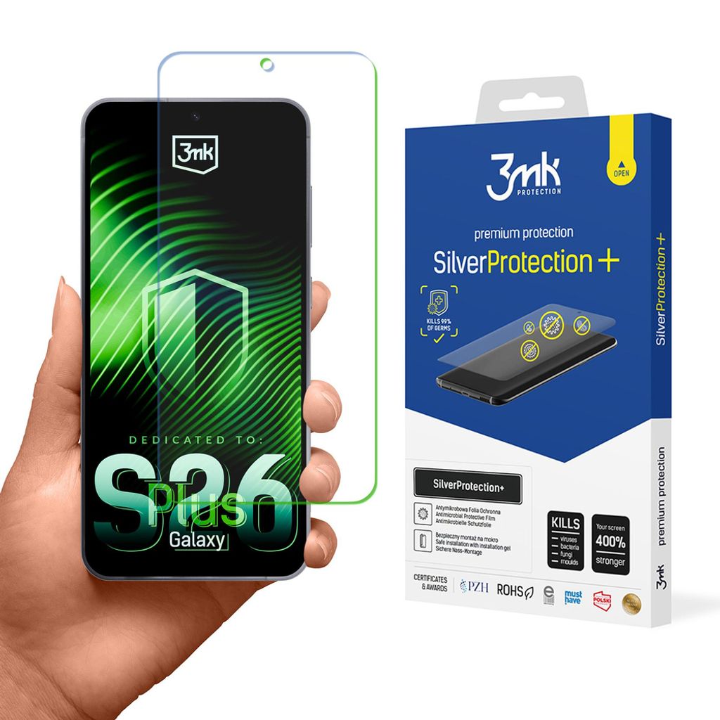 3mk SilverProtection+ Skärmskydd till Samsung Galaxy S26 Plus