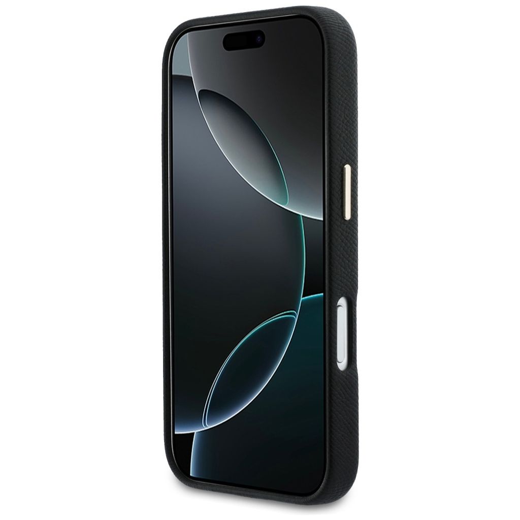 Guess FW Resin Logo -kuori till iPhone 17 Pro - Musta