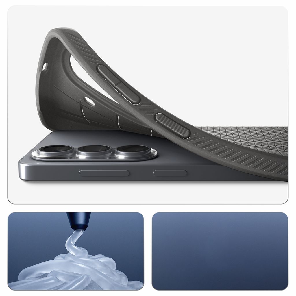 Spigen Liquid Air Skal till Samsung Galaxy S26 - Grå