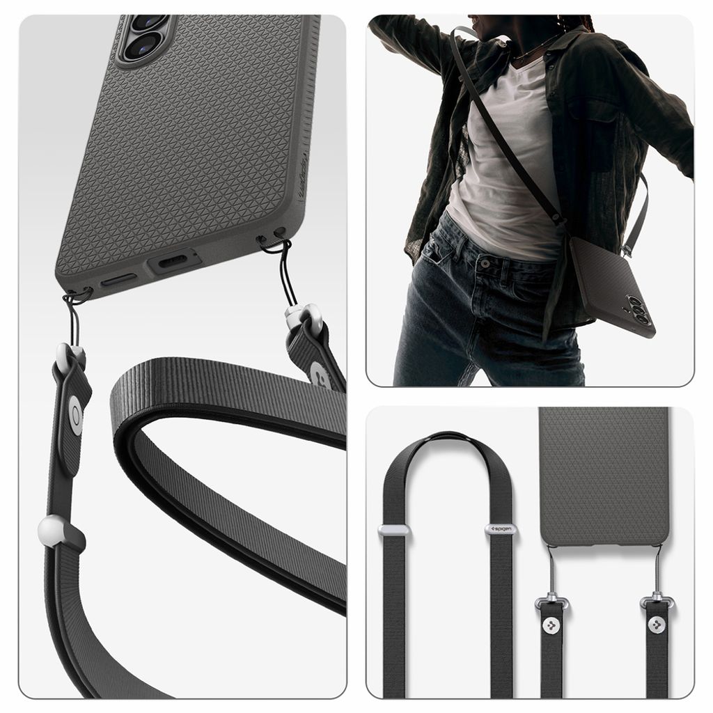 Spigen Liquid Air Skal till Samsung Galaxy S26 - Grå