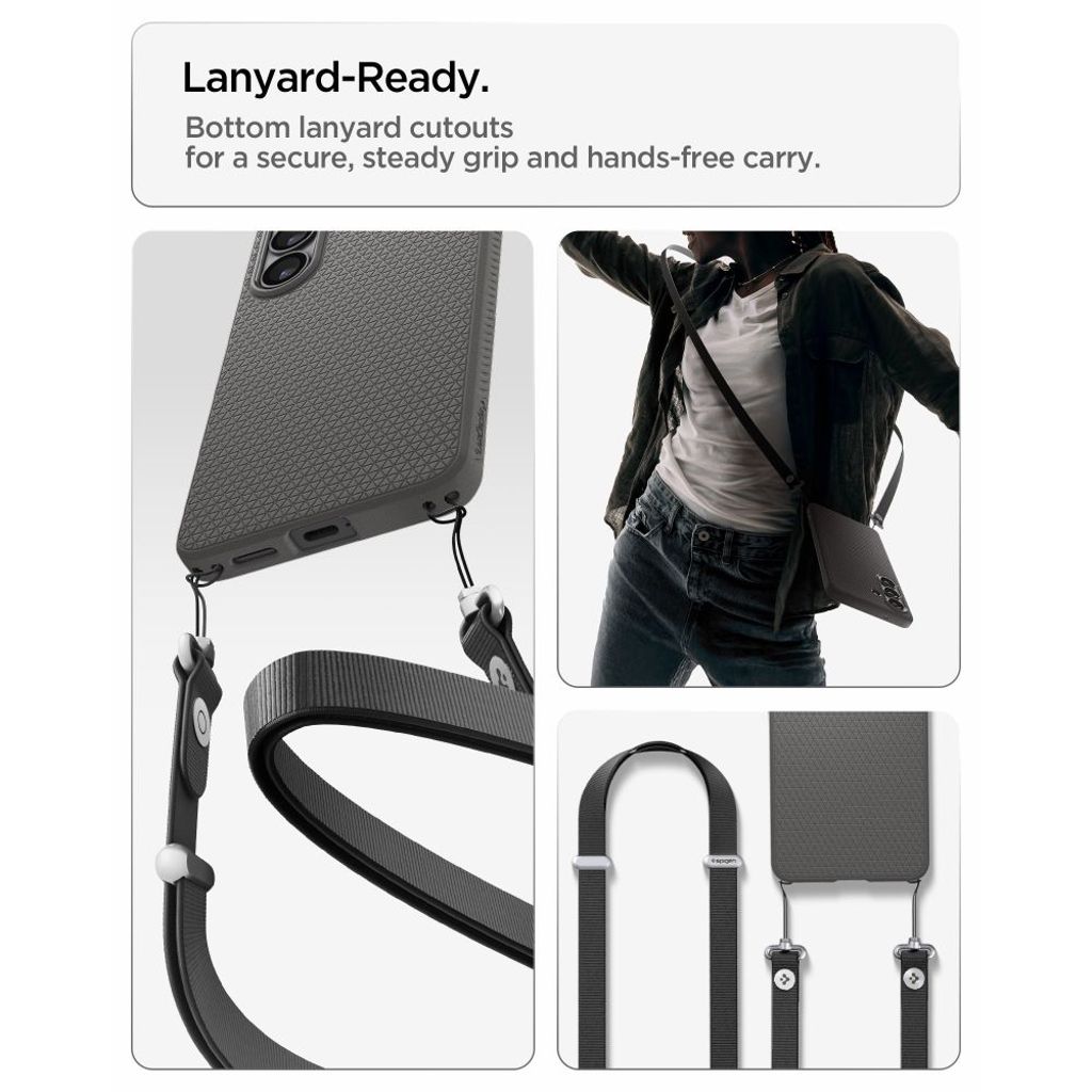 Spigen Liquid Air Skal till Samsung Galaxy S26 - Grå