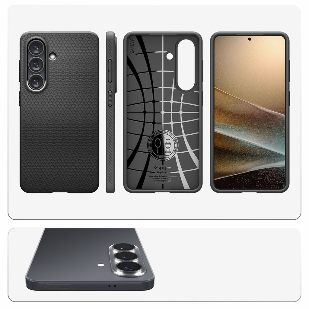 Spigen Liquid Air Skal till Samsung Galaxy S26 - Svart