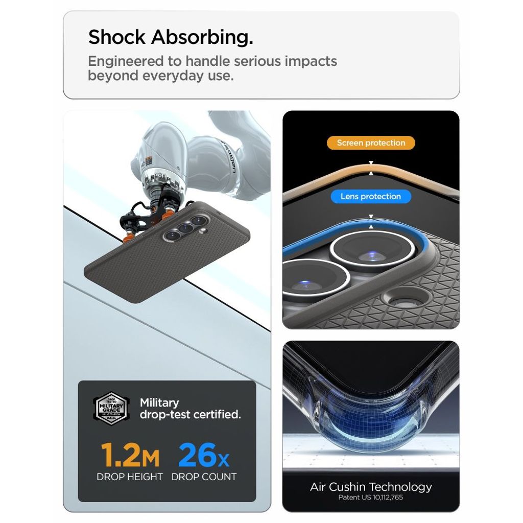 Spigen Liquid Air MagSafe Skal till Samsung Galaxy S26 - Grå