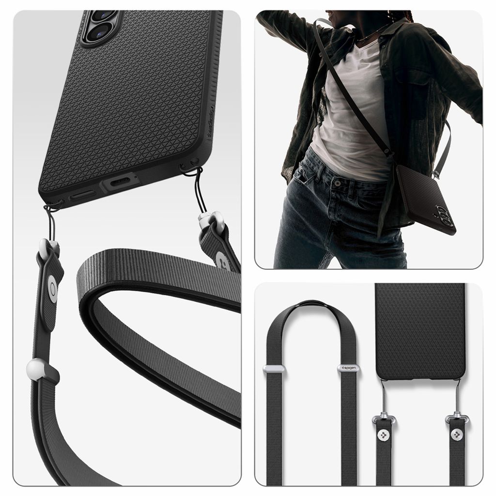 Spigen Liquid Air MagSafe Skal till Samsung Galaxy S26 - Svart