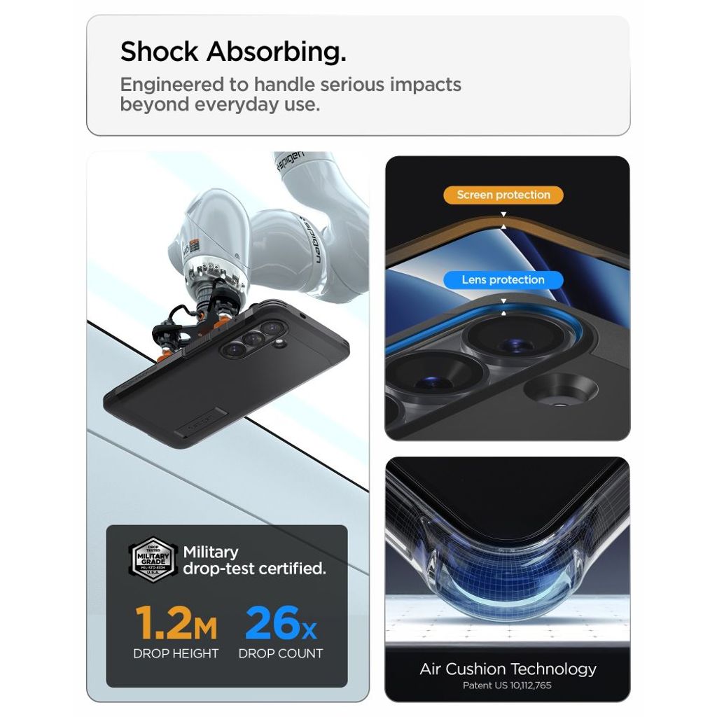 Spigen Tough Armor MagSafe Skal till Samsung Galaxy S26 - Svart