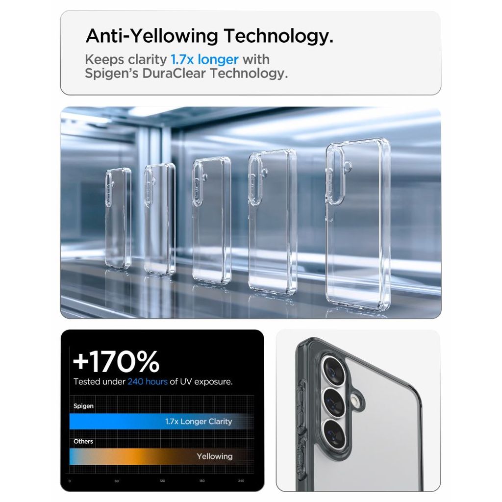 Spigen Ultra Hybrid Cover til Samsung Galaxy S26 - Semi-transparent