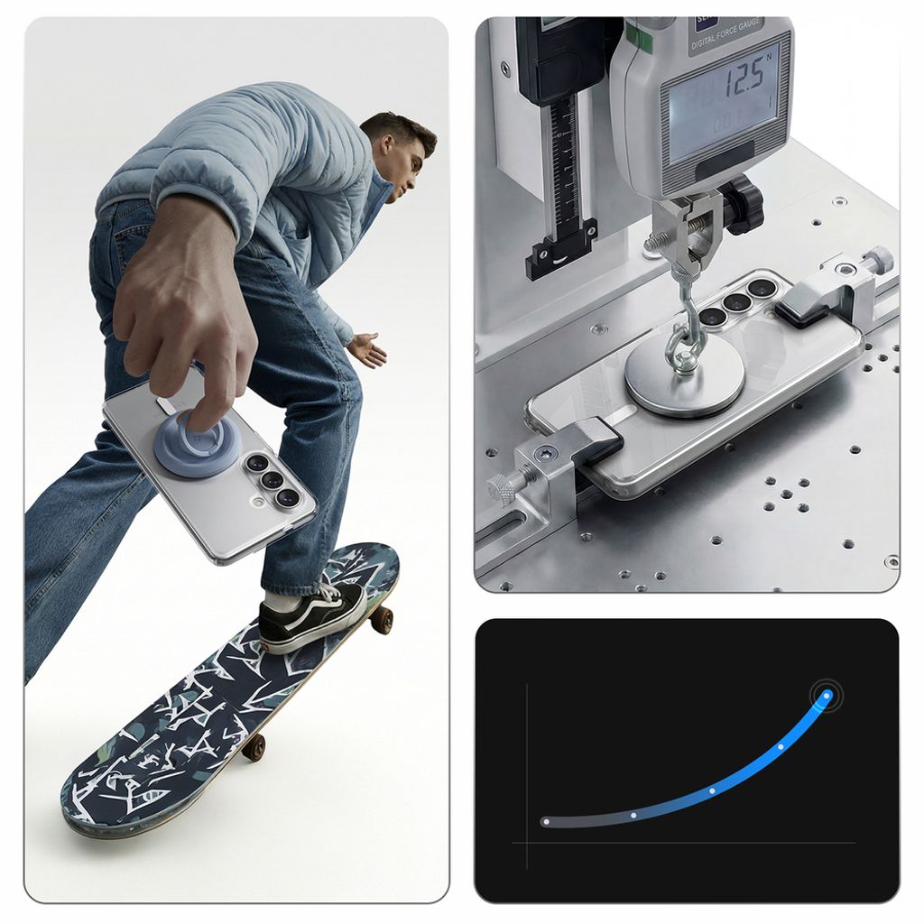 Spigen Ultra Hybrid MagSafe Skal till Samsung Galaxy S26 - Transparent/Vit