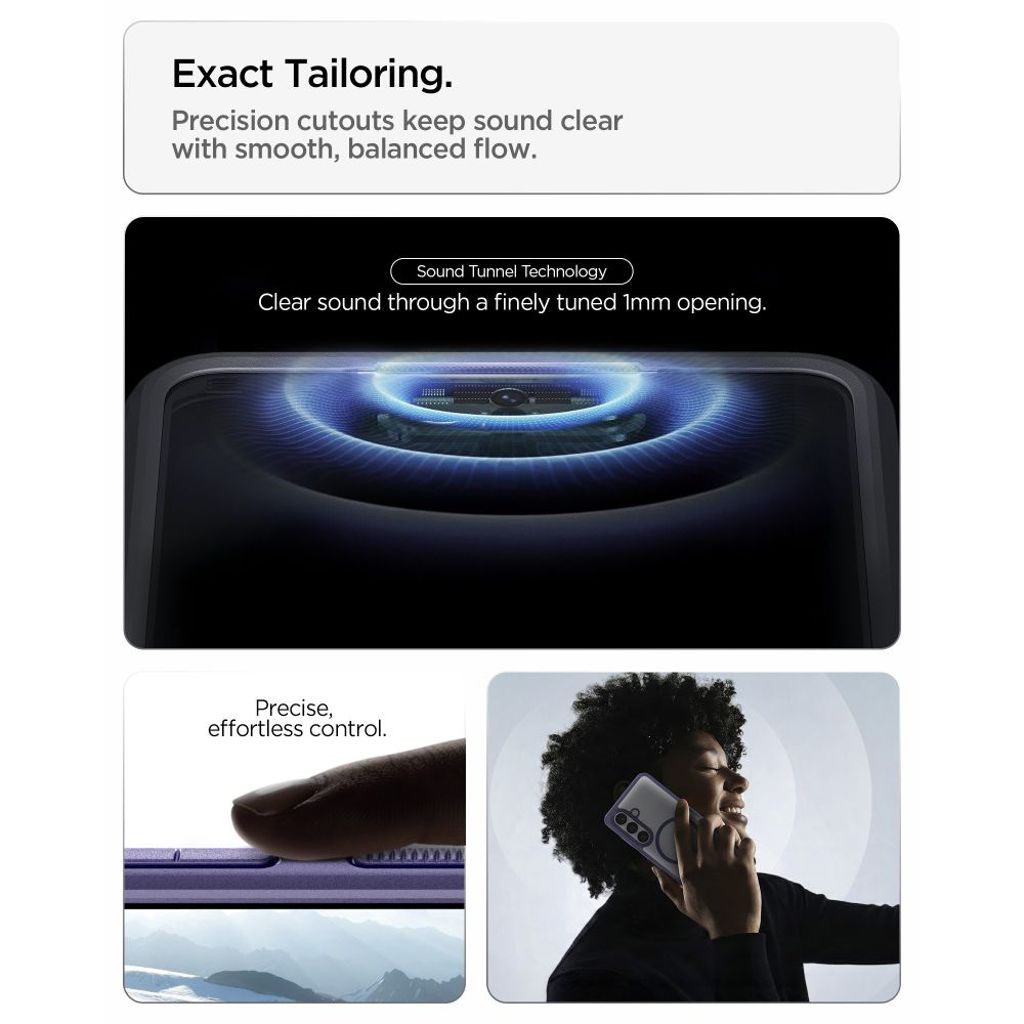 Spigen Ultra Hybrid MagSafe Deksel til Samsung Galaxy S26 - Gjennomsiktig lilla