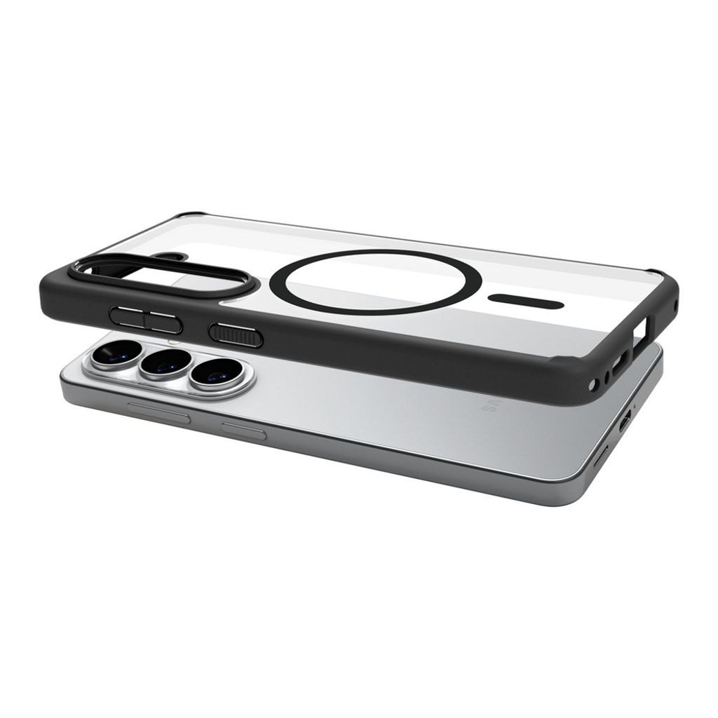 Spigen Ultra Hybrid MagSafe Skal till Samsung Galaxy S26 - Transparent Svart