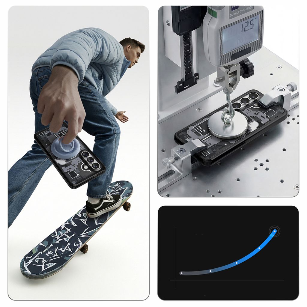 Spigen Ultra Hybrid MagSafe Zero One Skal till Samsung Galaxy S26 - Svart