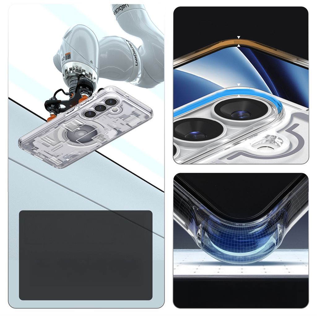 Spigen Ultra Hybrid MagSafe Zero One Skal till Samsung Galaxy S26 - Vit