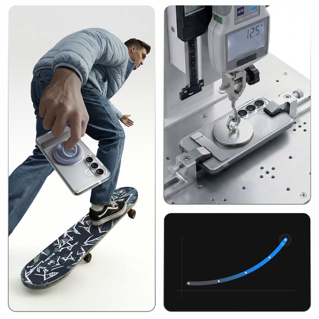 Spigen Ultra Hybrid S MagSafe Skal till Samsung Galaxy S26 - Transparent/Vit