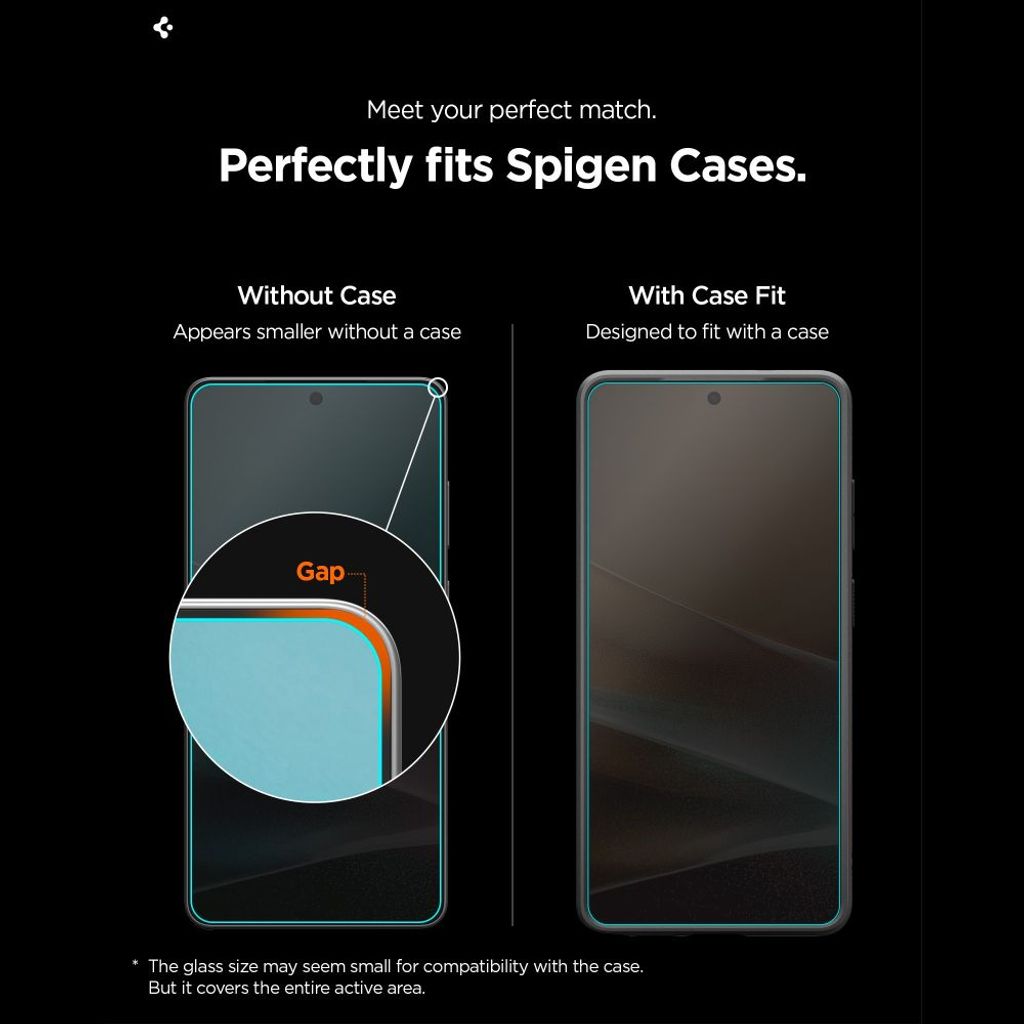 Spigen Glas.Tr Ez Fit Pro HD Privacy Skärmskydd till Samsung Galaxy S26