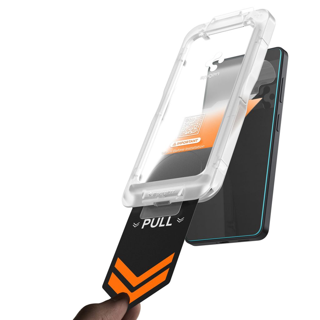 Spigen Glas.Tr Ez Fit Pro HD Privacy Skärmskydd 2-pack till Samsung Galaxy S26