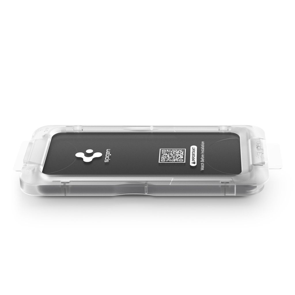 Spigen Glas.Tr Ez Fit Pro HD Privacy Skärmskydd 2-pack till Samsung Galaxy S26
