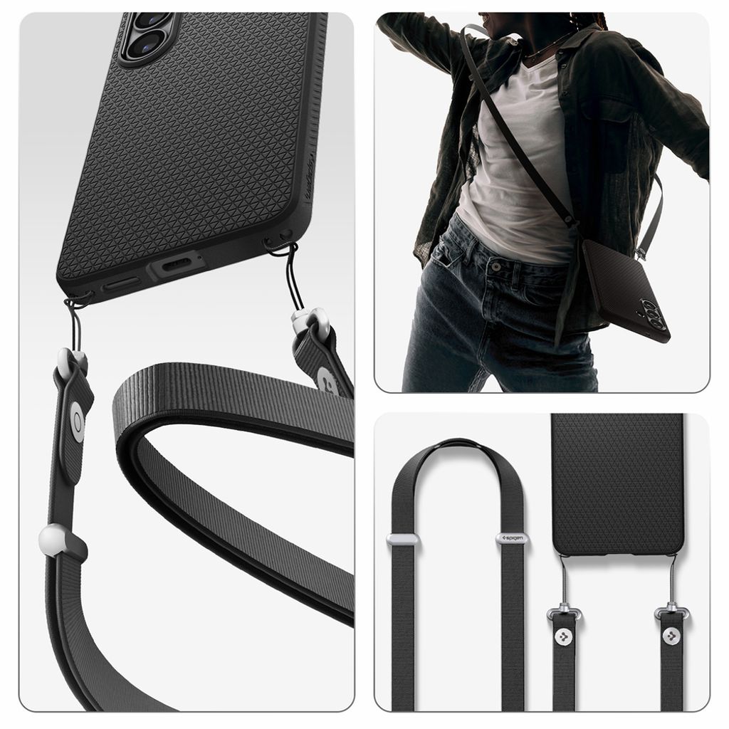 Spigen Liquid Air Skal till Samsung Galaxy S26 Plus - Matt Svart