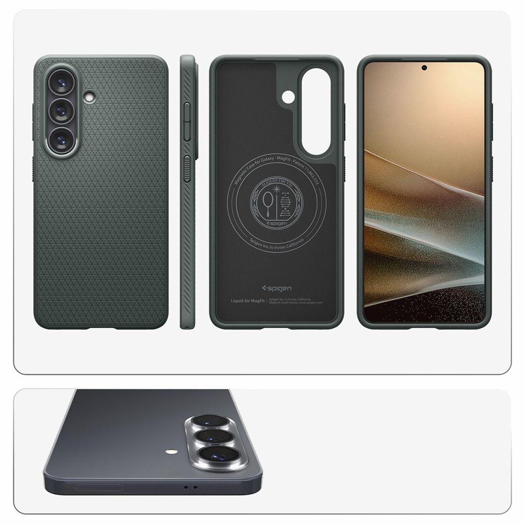 Spigen Liquid Air MagSafe Skal till Samsung Galaxy S26 Plus - Grön