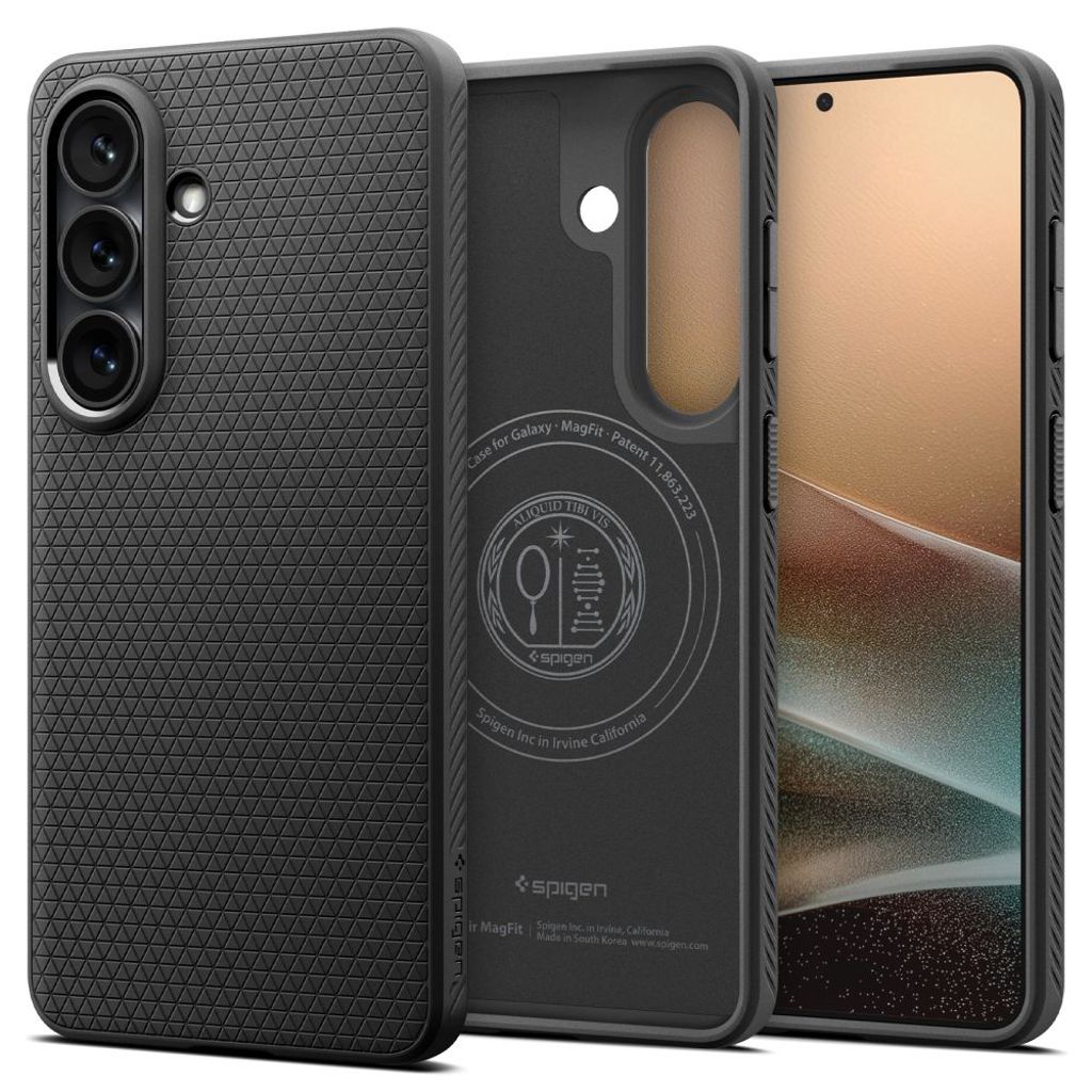 Spigen Liquid Air MagSafe Skal till Samsung Galaxy S26 Plus - Matt Svart