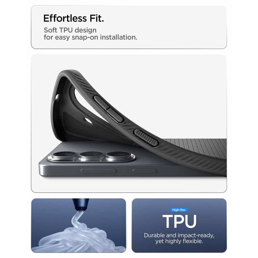 Spigen Liquid Air MagSafe Skal till Samsung Galaxy S26 Plus - Matt Svart