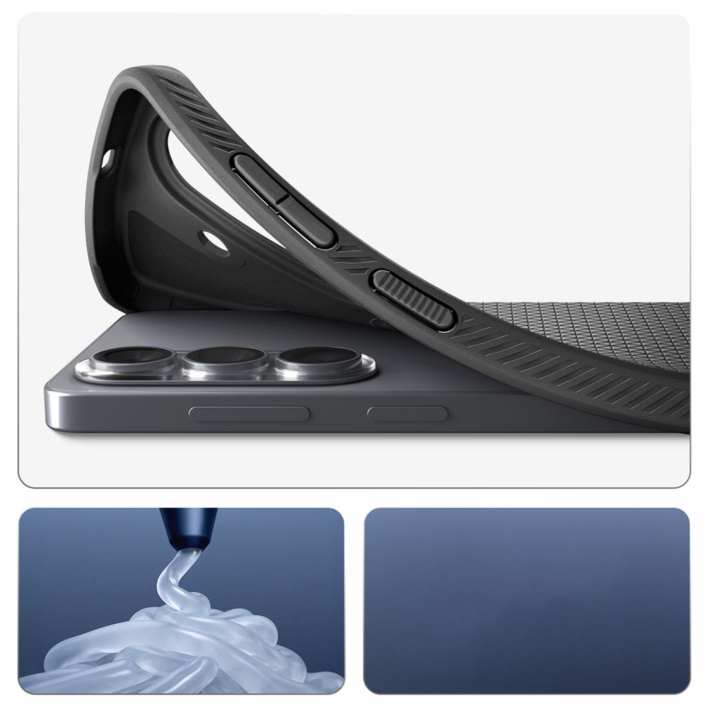 Spigen Liquid Air MagSafe Skal till Samsung Galaxy S26 Plus - Matt Svart