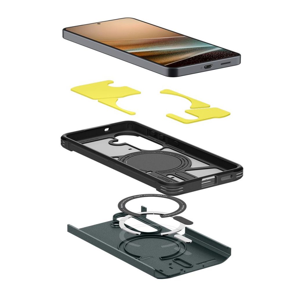 Spigen Tough Armor MagSafe Skal till Samsung Galaxy S26 Plus - Grön