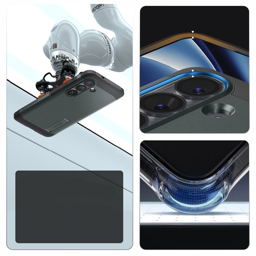 Spigen Tough Armor MagSafe Skal till Samsung Galaxy S26 Plus - Grön