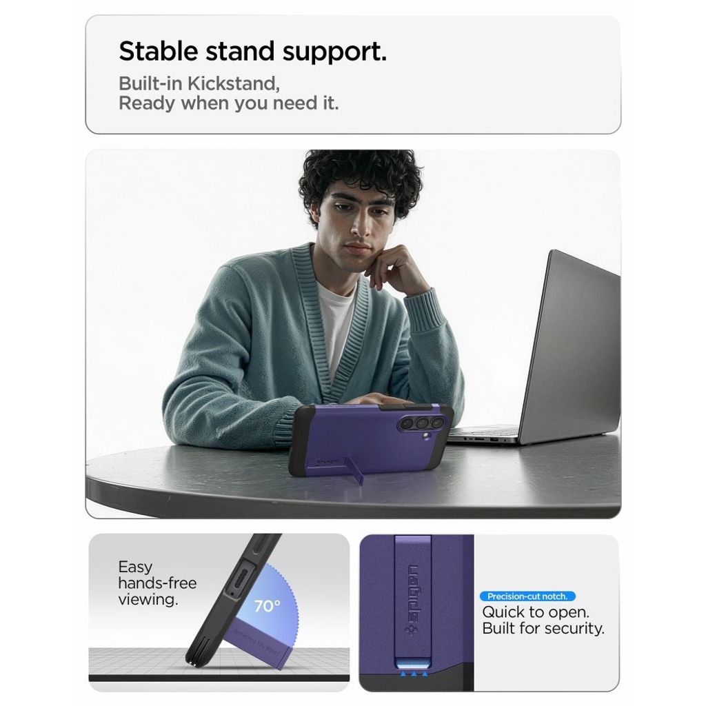 Spigen Tough Armor MagSafe Skal till Samsung Galaxy S26 Plus - Lila