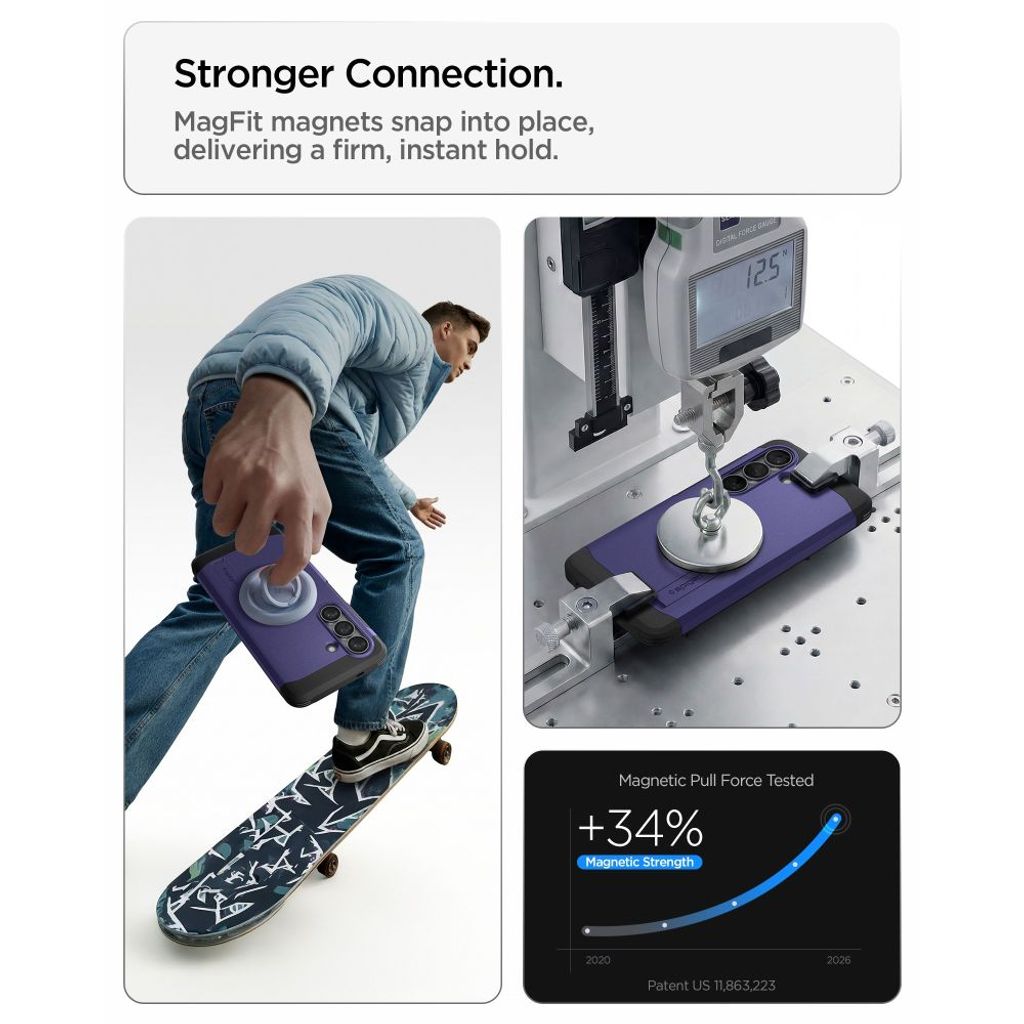 Spigen Tough Armor MagSafe Skal till Samsung Galaxy S26 Plus - Lila