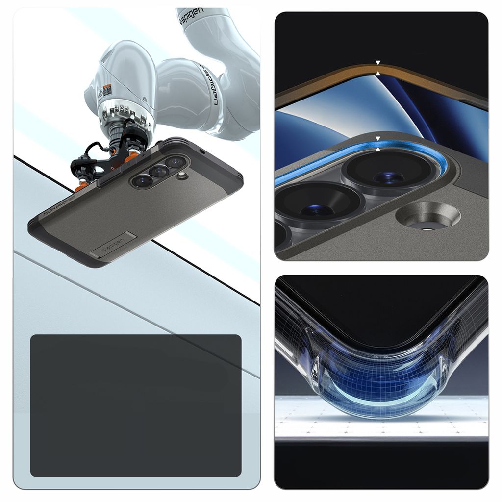 Spigen Tough Armor MagSafe Skal till Samsung Galaxy S26 Plus - Grå