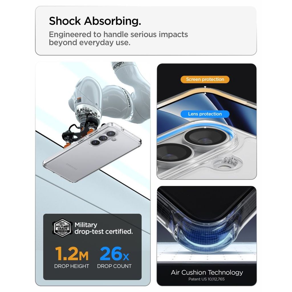 Spigen Ultra Hybrid Cover til Samsung Galaxy S26 Plus - Gennemsigtig