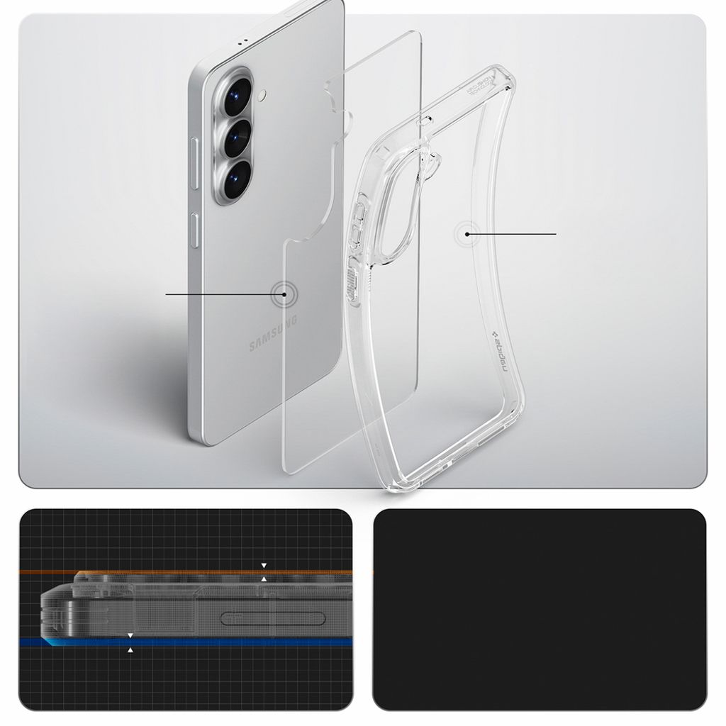 Spigen Ultra Hybrid Cover til Samsung Galaxy S26 Plus - Gennemsigtig