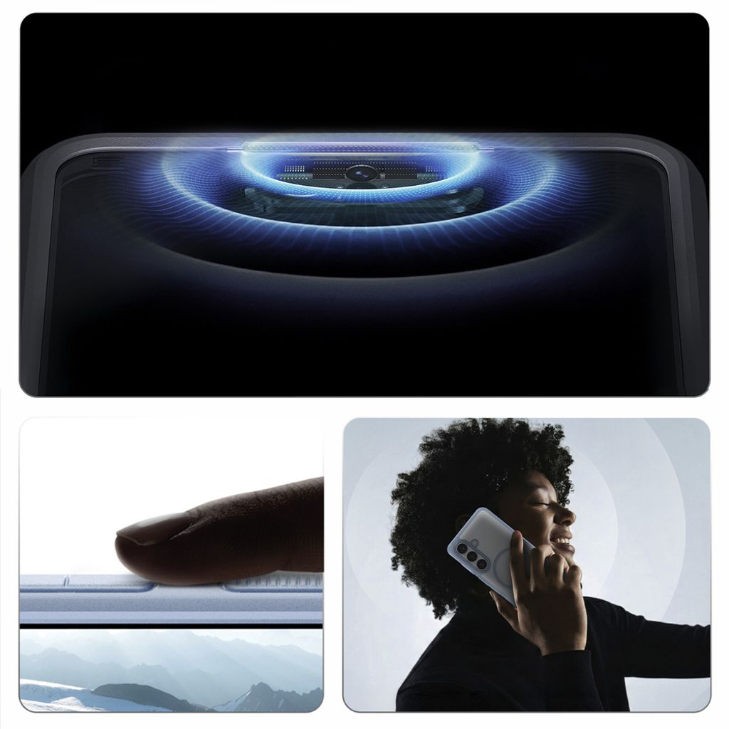 Spigen Ultra Hybrid MagSafe Skal till Samsung Galaxy S26 Plus - Transparent Blå