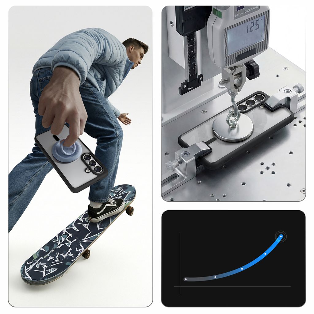 Spigen Ultra Hybrid MagSafe Skal Samsung Galaxy S26 Plus - Transparent Svart