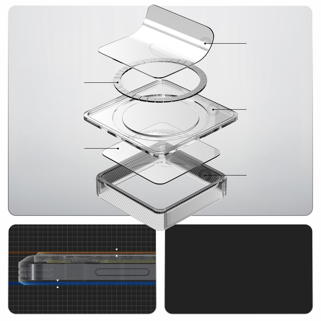 Spigen Ultra Hybrid MagSafe Zero One Skal till Samsung Galaxy S26 Plus - Svart