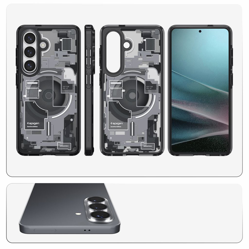 Spigen Ultra Hybrid MagSafe Zero One Skal till Samsung Galaxy S26 Plus - Svart