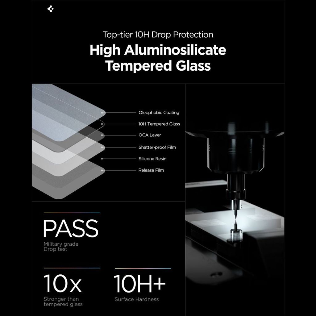 Spigen Glas.Tr Ez Fit Pro HD Privacy Skärmskydd till Samsung Galaxy S26 Plus
