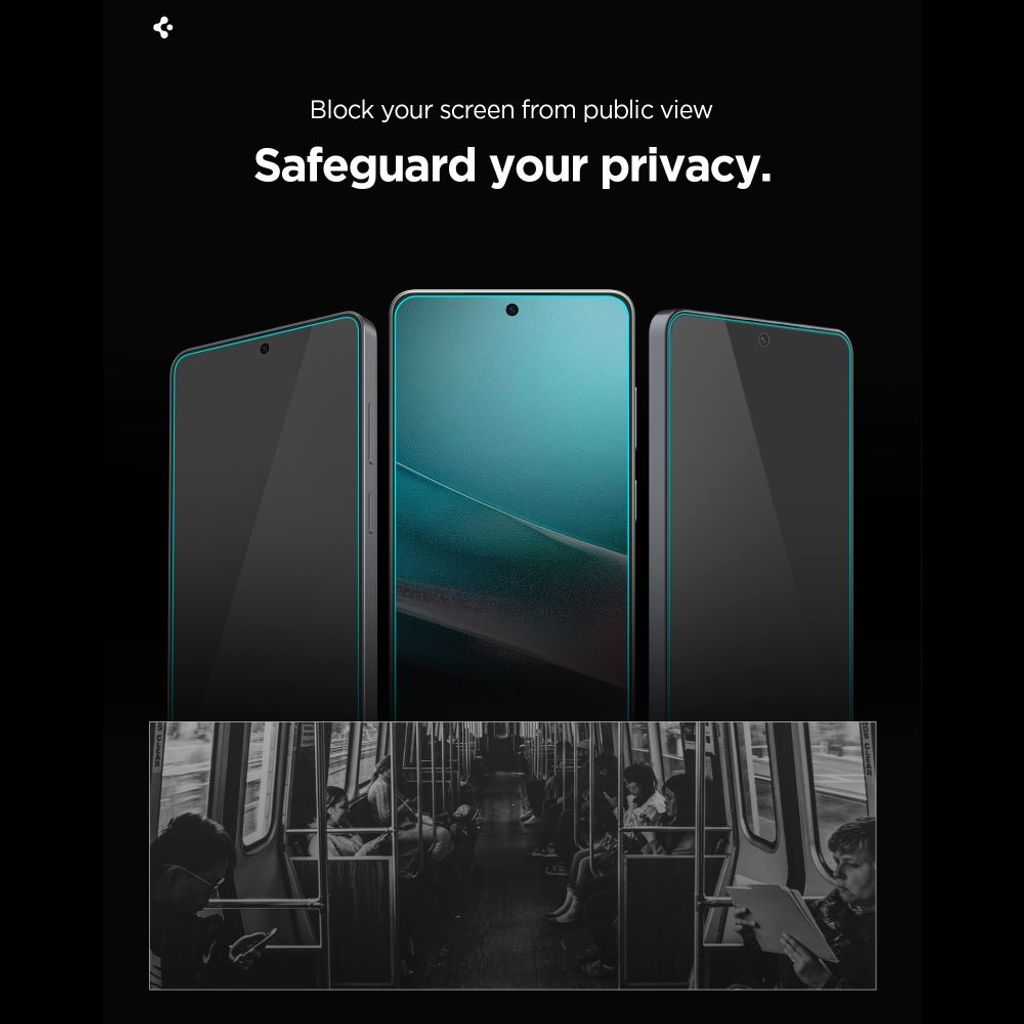 Spigen Glas.Tr Ez Fit Pro HD Privacy Skärmskydd 2-pack Samsung Galaxy S26 Plus