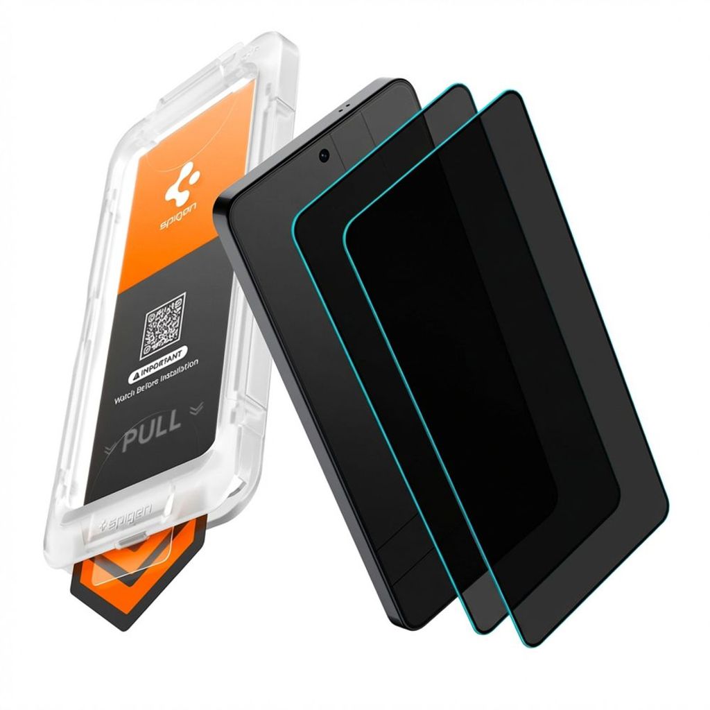 Spigen Glas.Tr Ez Fit Pro HD Privacy Skärmskydd 2-pack Samsung Galaxy S26 Plus