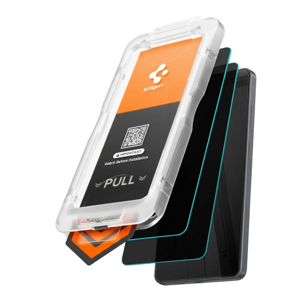 Spigen Glas.Tr Ez Fit Pro HD Privacy Skärmskydd 2-pack Samsung Galaxy S26 Plus