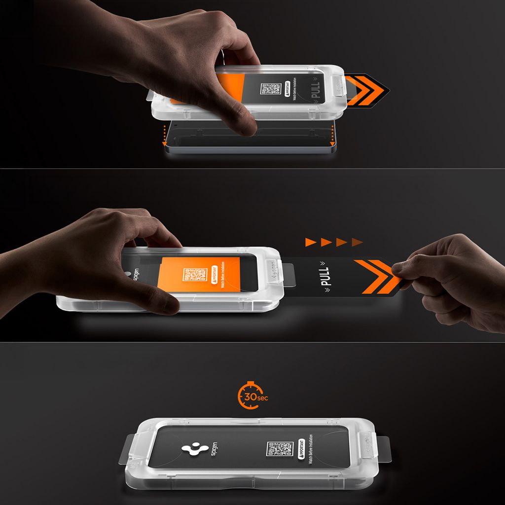 Spigen Glas.Tr Ez Fit Pro HD Privacy Skärmskydd 2-pack Samsung Galaxy S26 Plus
