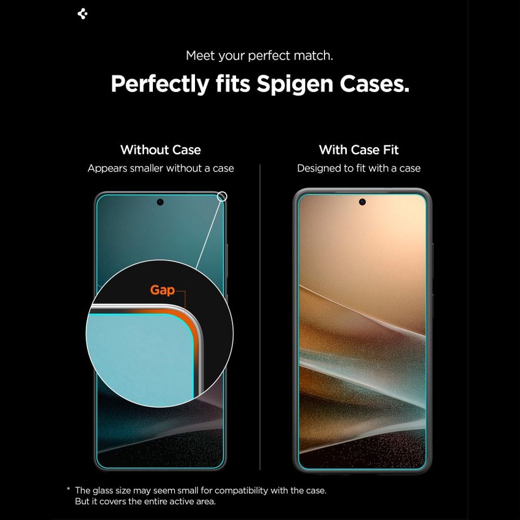 Spigen Glas.Tr Ez Fit Pro HD 2-pack Skärmskydd till Samsung Galaxy S26 Plus