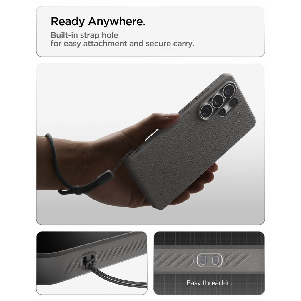 Spigen Liquid Air Skal till Samsung Galaxy S26 Ultra - Grå