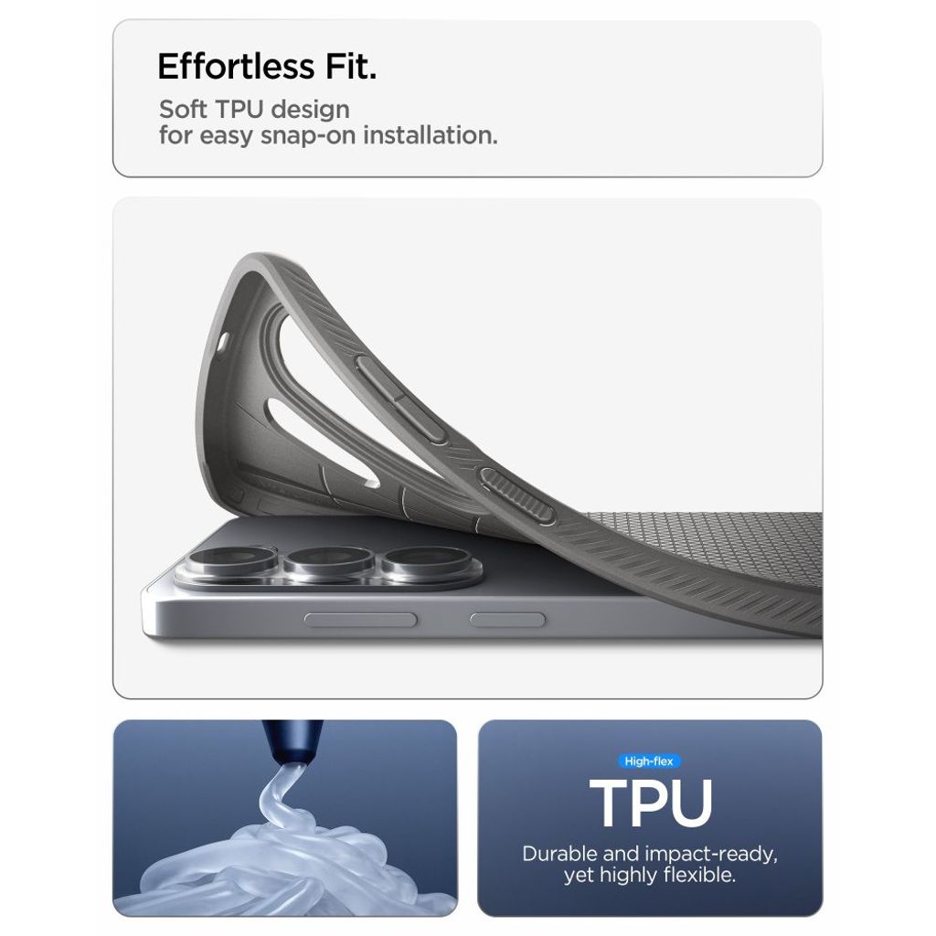 Spigen Liquid Air Skal till Samsung Galaxy S26 Ultra - Grå