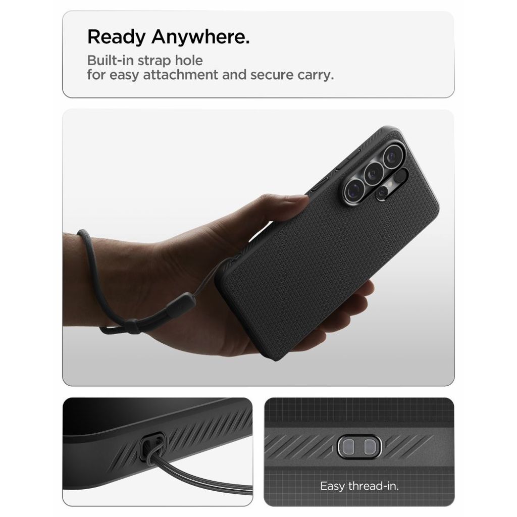 Spigen Liquid Air Skal till Samsung Galaxy S26 Ultra - Svart